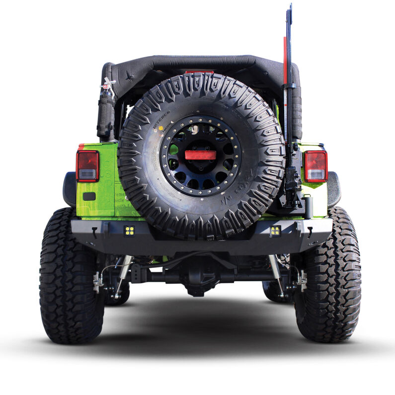 Westin 59-82005 WJ2 Rear Bumper for 2007-2018 Jeep Wrangler JK Textured Black