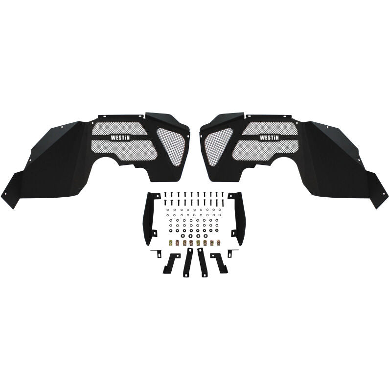 Westin 62-11005 Fenders Front for 2007-2018 Jeep Wrangler JK Inner Textured Black