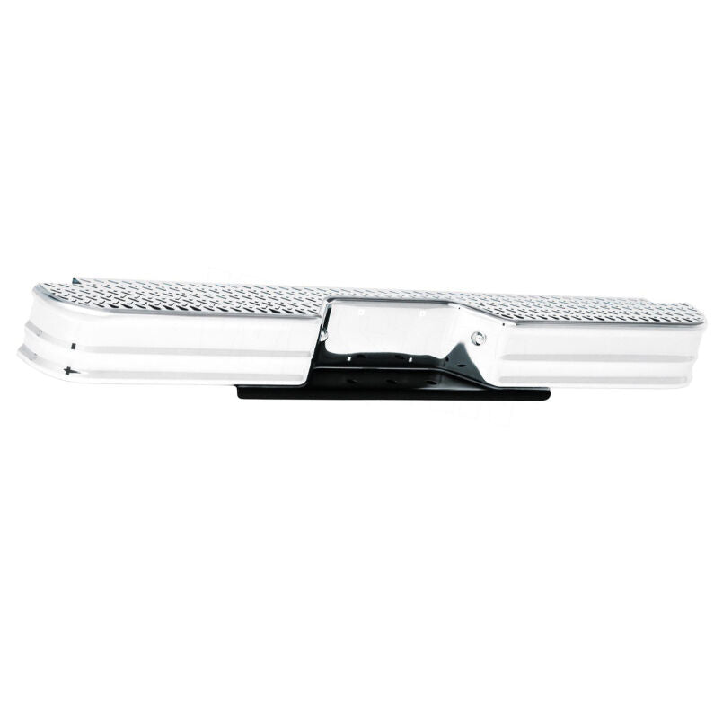 Westin 71000 Fey Diamondstep Universal Bumper for 1980-1996 Dodge/Ram/Mitsubishi/Toyota Chrome