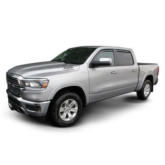 Westin 72-35407 In-Channel Wind Deflector 4-Piece for 2019-2026 Ram 1500 Crew Cab Smoke