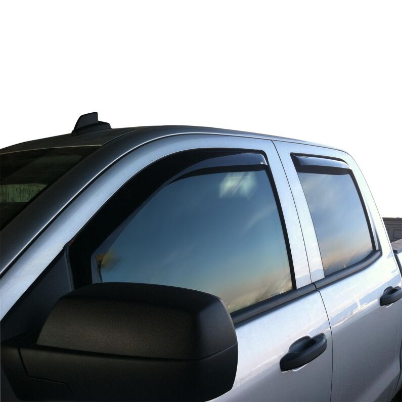 Westin 72-39417 In-Channel Deflectors for 2014-2019 Chevrolet Silverado / GMC Sierra Smoke