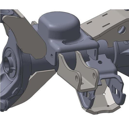 Artec Industries JK4413 Front Axle Shock Mounts for 2007-2018 Jeep Wrangler JK