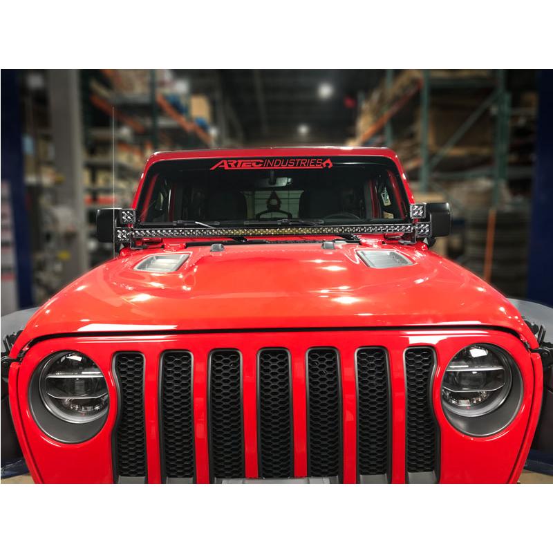 Artec Industries JL5602 50 in LED Light Bar Hood Mount for 2018-2027 Jeep Wrangler JL