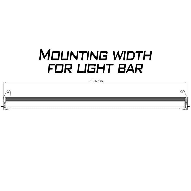 Artec Industries JL5602 50 in LED Light Bar Hood Mount for 2018-2027 Jeep Wrangler JL