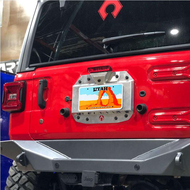 Artec Industries JL5626 Spare Tire Delete Kit V2 Bare Aluminum for 2018-2027 Jeep Wrangler JL