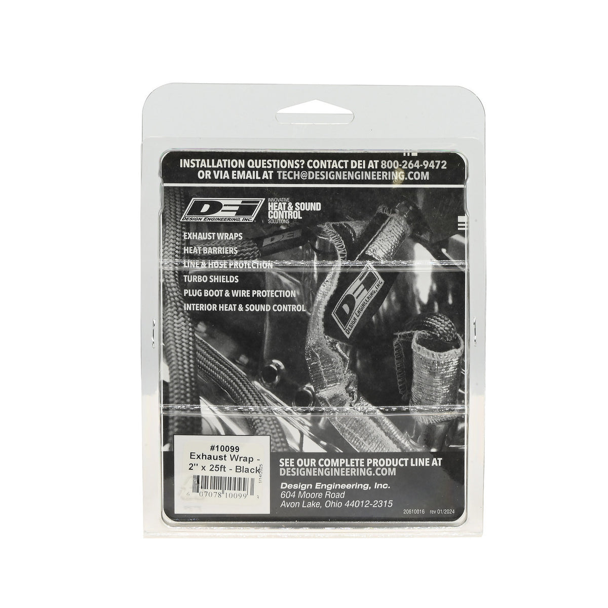 DEI Exhaust Wrap 2in x 25ft - Black
