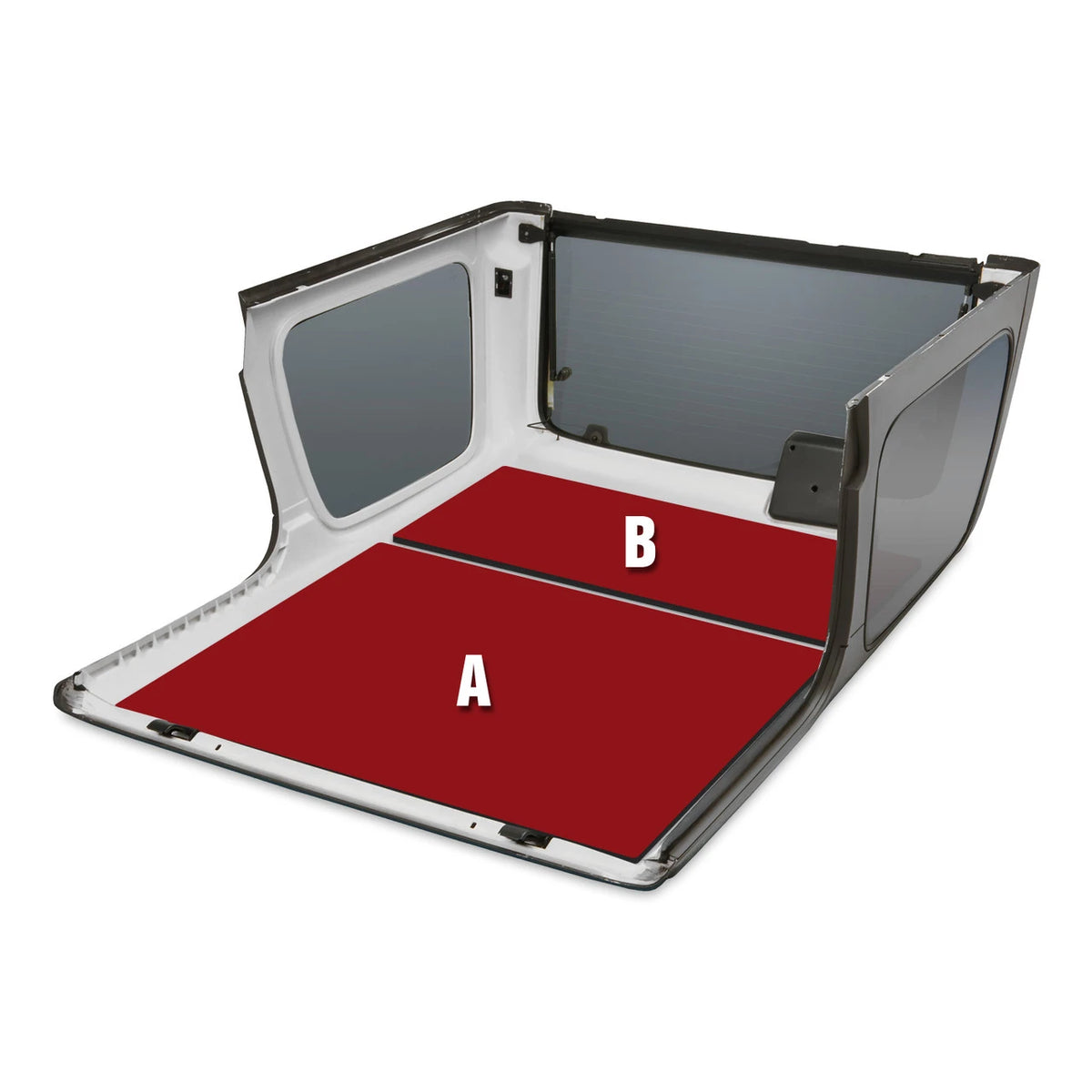 DEI for 1997-2006 Jeep Wrangler TJ 2-Door Boom Mat Headliner - 2 Piece - Black