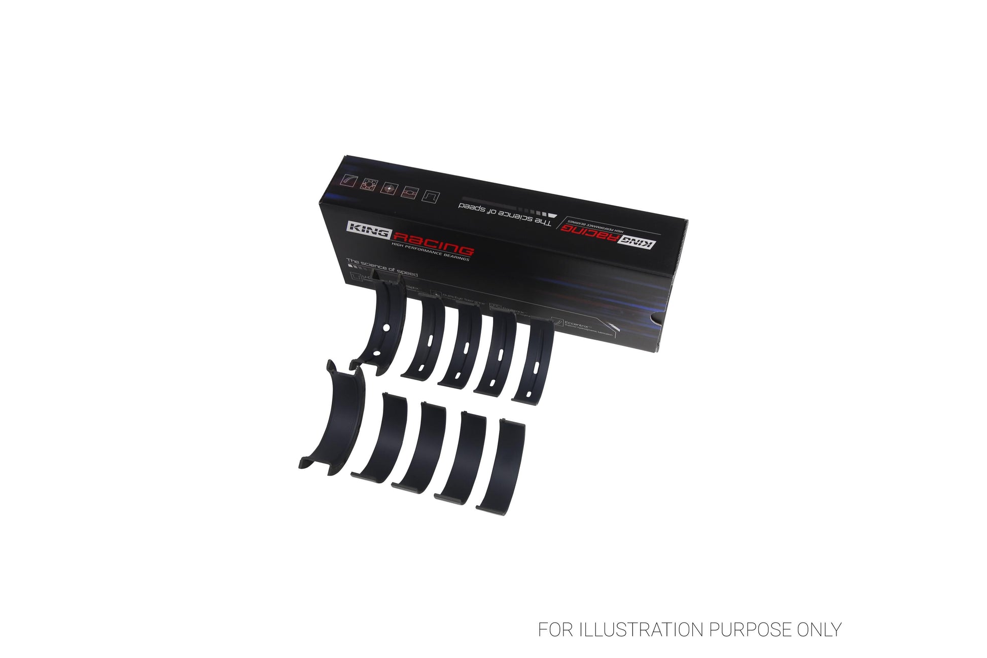 King GM Vortec /LS-SERIES GEN III IV Main Bearing Set MB5013XP 010 - Fits Chevrolet, GMC, Holden