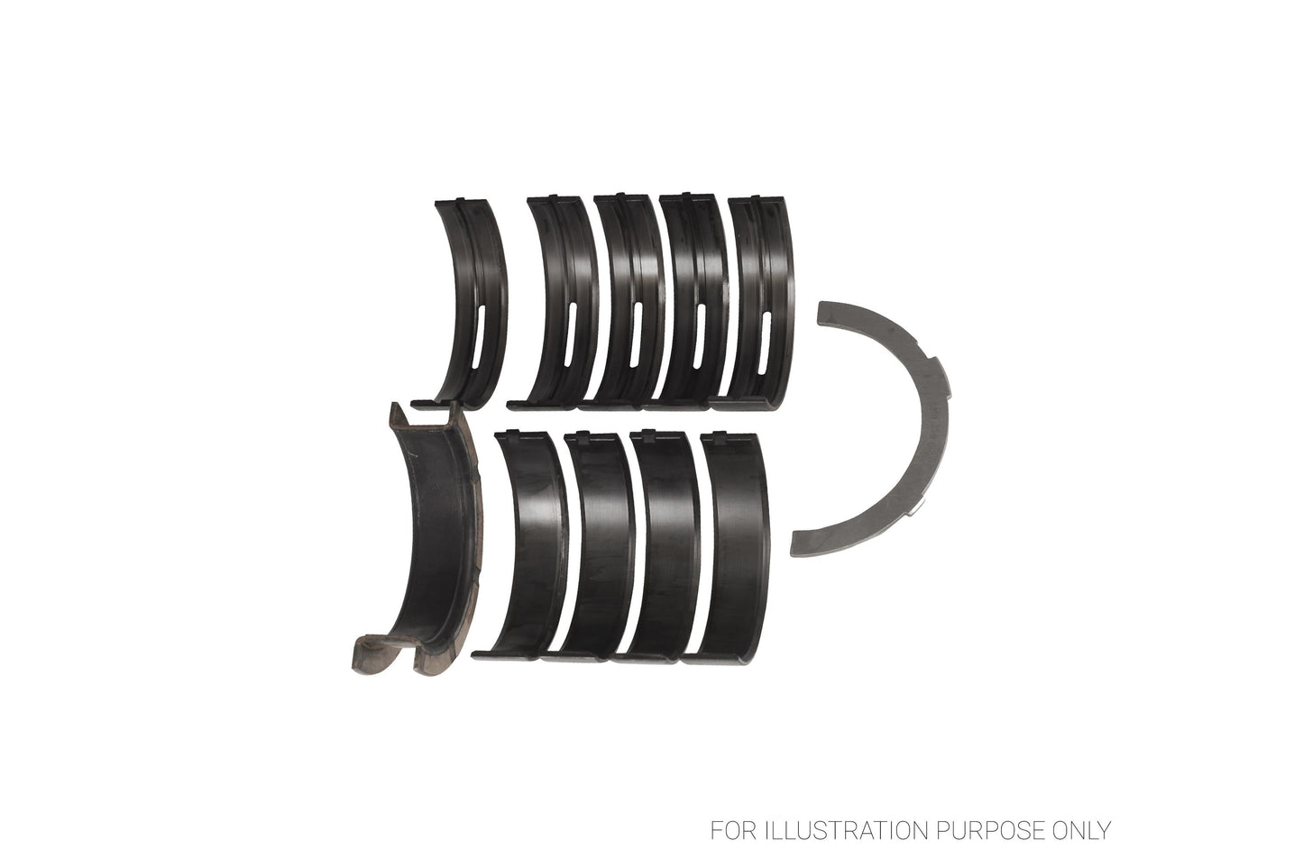 King Ford 281 4.6L SOHC 16V Racing Tri-metal Main Bearing Set MB5353XP0.25 - Fits Ford, Lincoln, MG