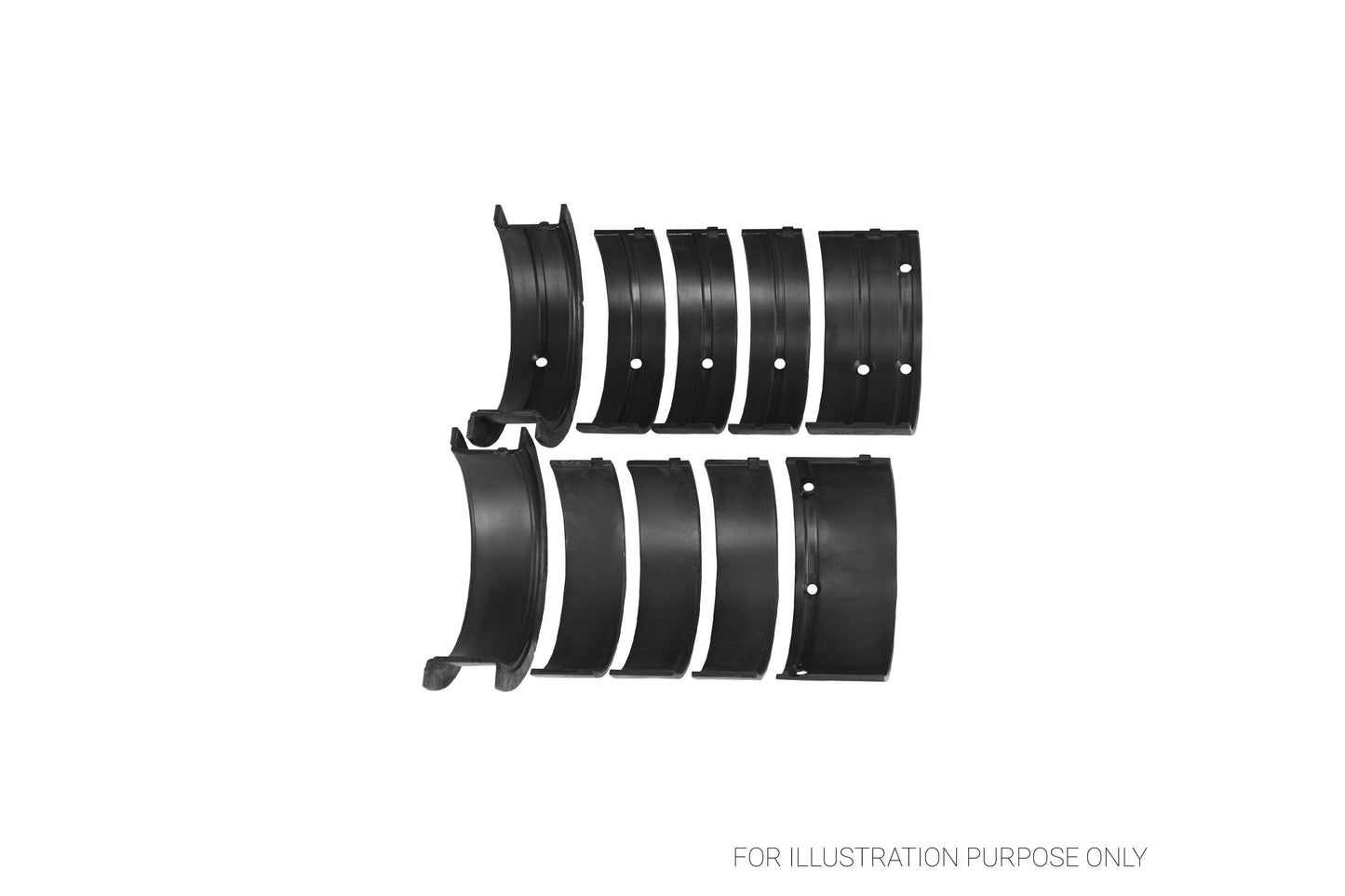 King GM V8 326, 350, 389, 400 Racing Main Bearings MB5511XP-STD - Fits Pontiac, Buick, Oldsmobile