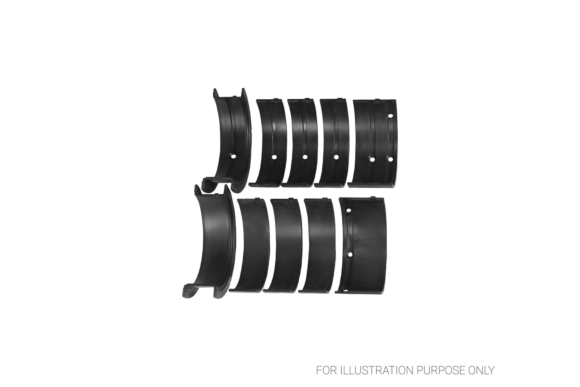 King GM V8 326, 350, 389, 400 Racing Main Bearings MB5511XP-STD - Fits Pontiac, Buick, Oldsmobile