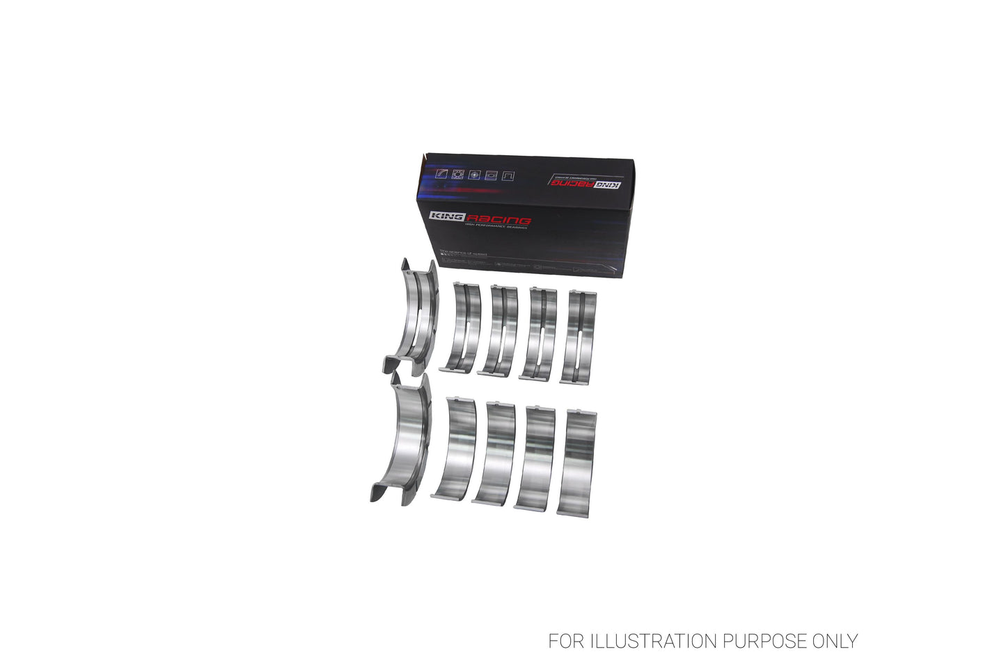 King Ford 370, 429, 460 16V OHV Main Bearing Set MB5650HP STDX - Fits Ford, Mercury, Lincoln