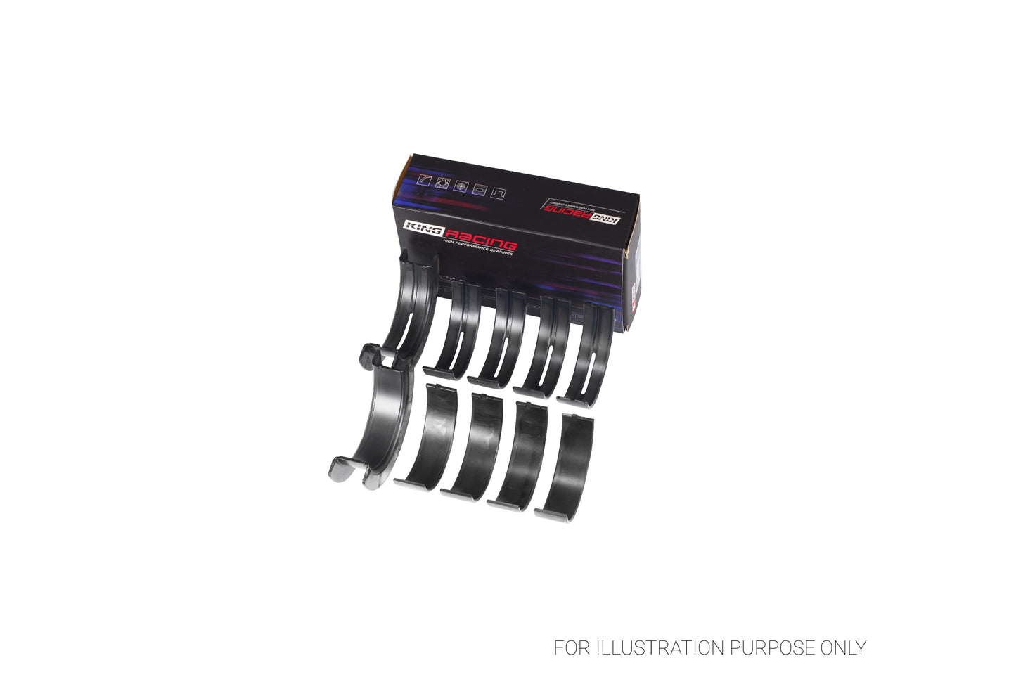 King Ford 370, 429, 460 16V OHV Main Bearing Set MB5650HP STDX - Fits Ford, Mercury, Lincoln