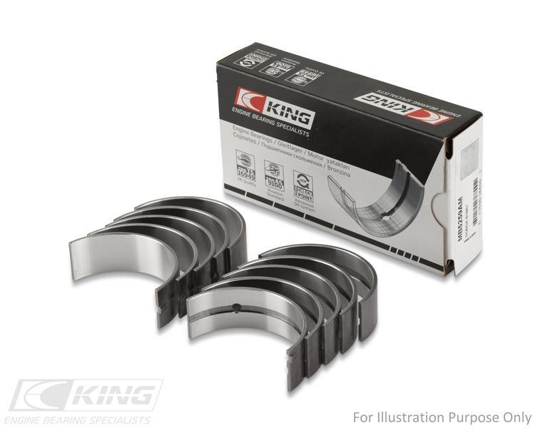 King Main Bearings Set for Honda B-Series / K-Series B16 B18 K20 K24 Racing MB5259XPC-STD - Fits Honda, Acura