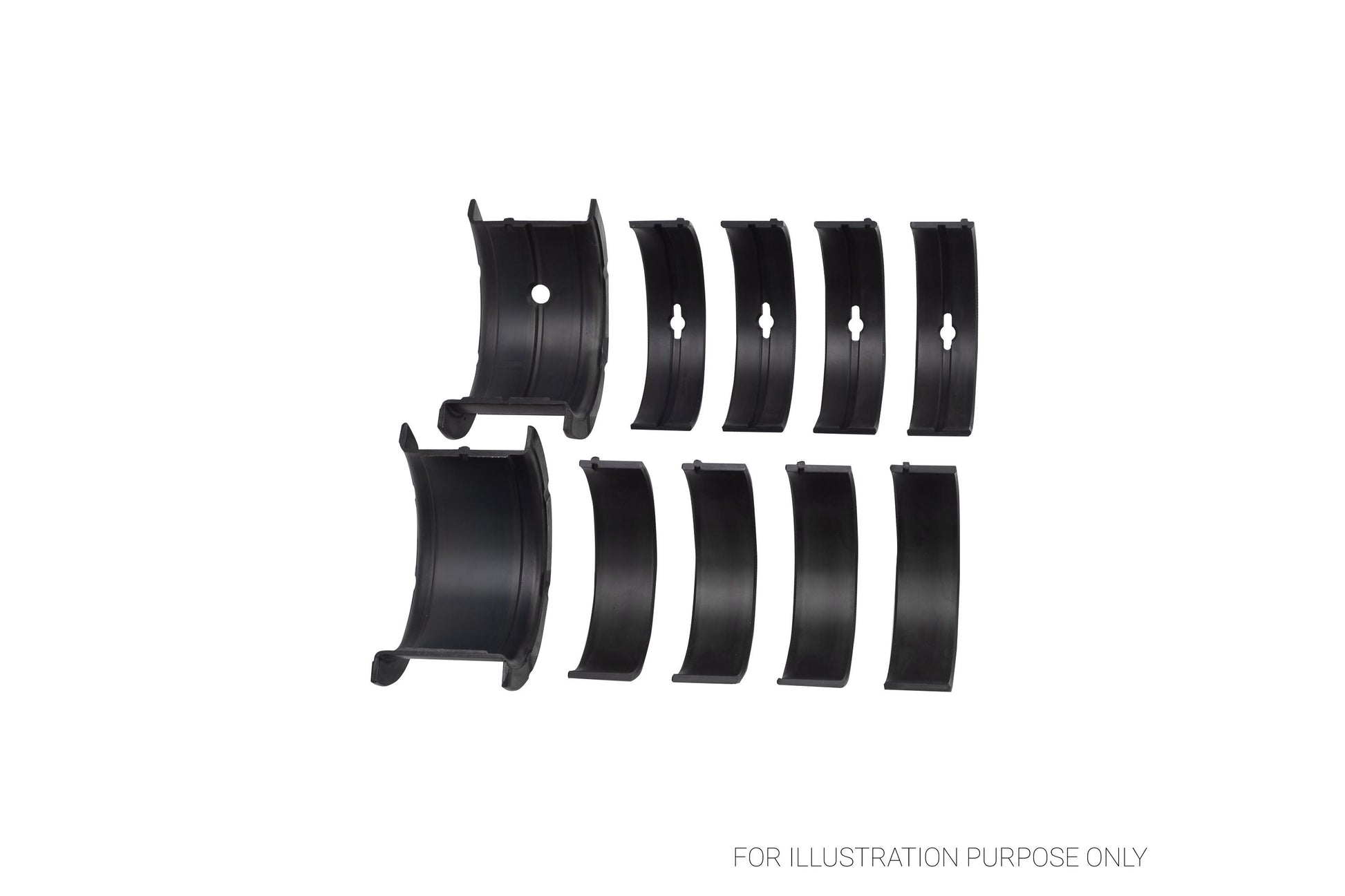 King GM SBC 262, 267, 302, 307, 327, 350 - Tri-Metal Racing Main Bearings MB 557XPSTDX - Fits Chevrolet, GMC, Pontiac