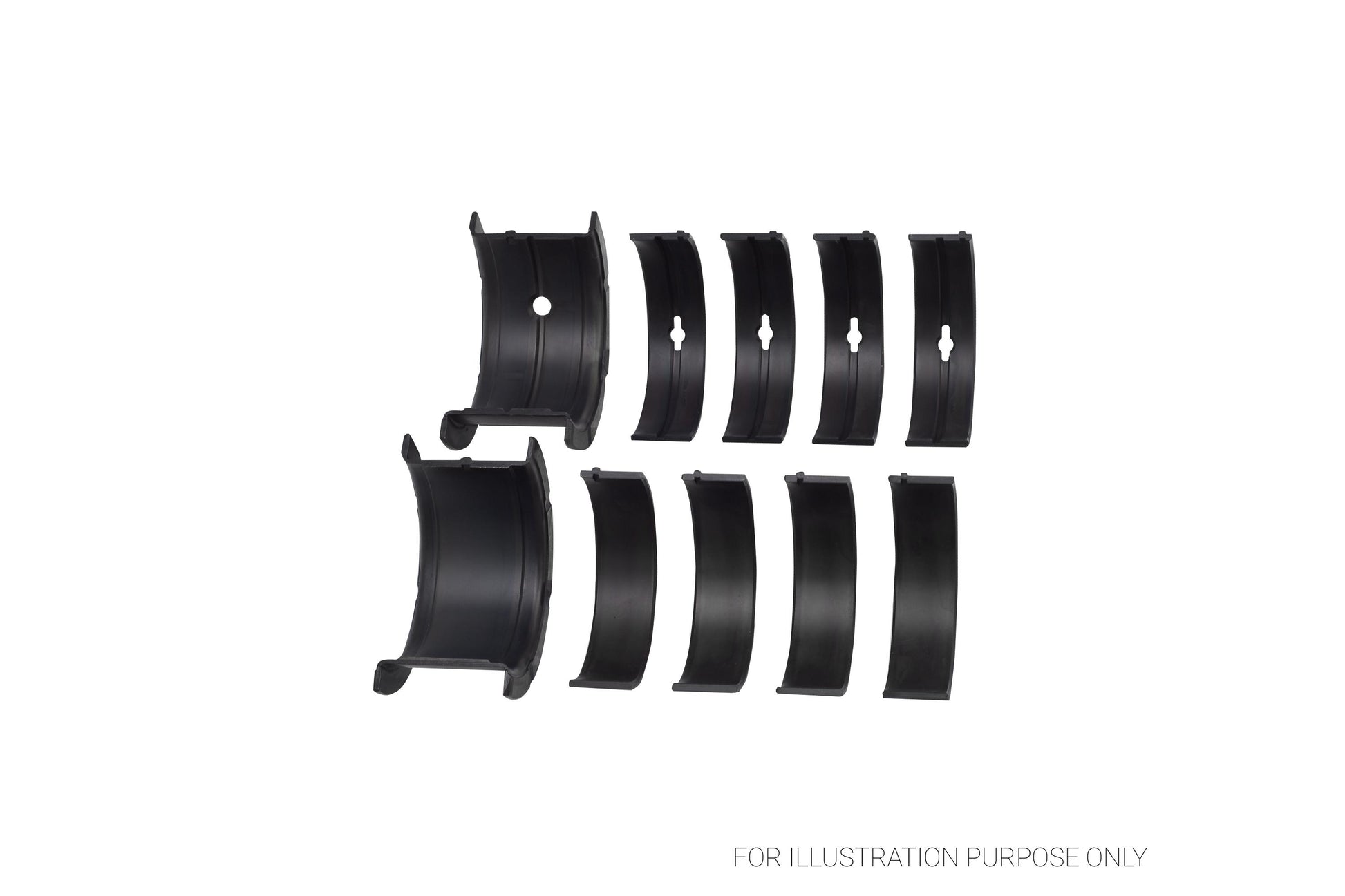 King Racing Main Bearings for GM SBC 262, 267, 302, 307, 327, 350 MB 557XPC STDX - Fits Chevrolet, GMC, Pontiac