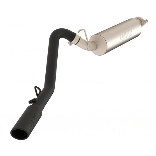 MBRP S5500BLK Cat-Back Exhaust System - 2000-2006 Jeep Wrangler TJ | Black Coated