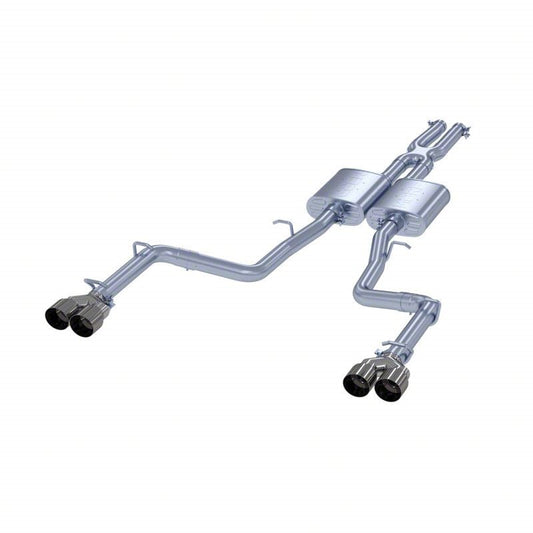 MBRP S7111AL Armor Lite Cat-Back Exhaust - Quad Rear Exit | 2015-2023 Dodge Challenger 3.6L V6