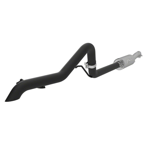 MBRP S5514BLK Cat-Back Exhaust System - 2007-2011 Jeep Wrangler JK | Black Coated