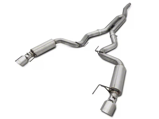 MBRP S7275409 Cat-Back Exhaust System - 2015-2026 Ford Mustang 2.3L EcoBoost (Race) | T409 Stainless