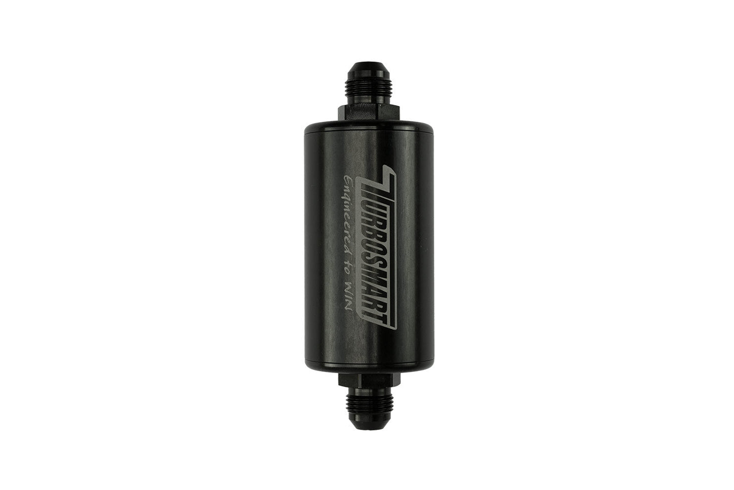 Turbosmart 10um 8AN Inline Fuel Filter - Black
