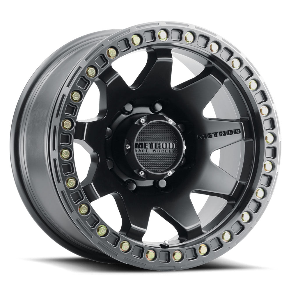 Method MR108 17x9 -44mm Offset 8x170 130.81mm CB Matte Black w/BH-H24 Wheel