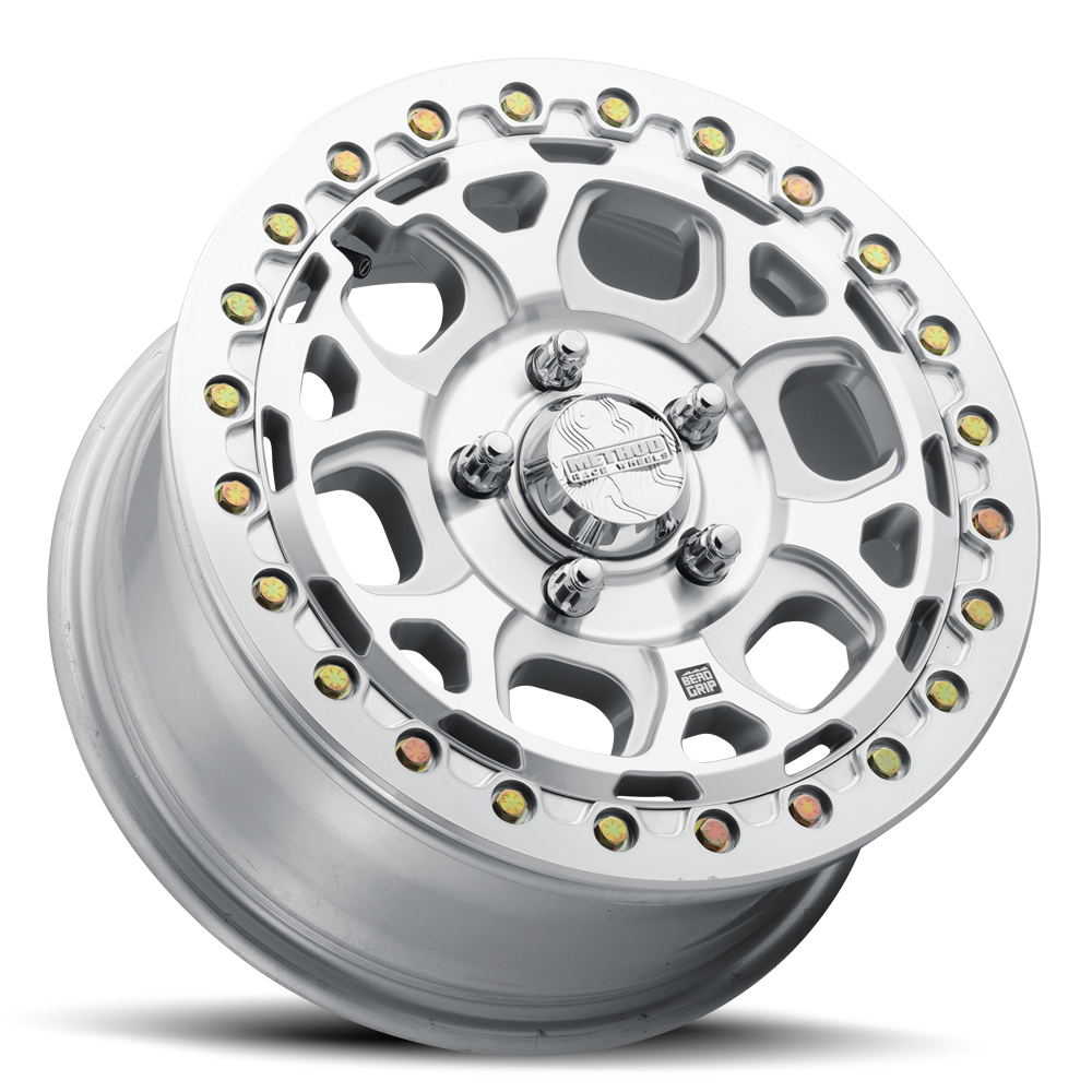 Method MR416 Beadlock 15x7 / 5x4.5 / 55mm Offset / 68.00mm Bore - Machined Clear Coat Wheel