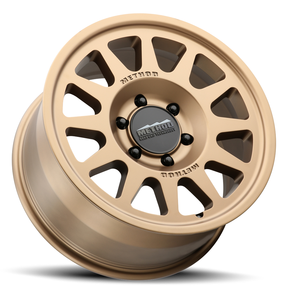 Method MR703 Bead Grip HD 18x9 +40mm Offset 6x5.5 95.25mm CB Method Bronze Wheel