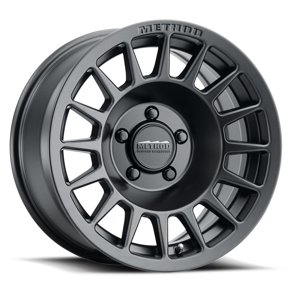 Method MR707 Bead Grip 18x8.5 / +38mm Offset / 5x120 BP / 64.25mm CB / 6.2in BS Matte Black Wheel