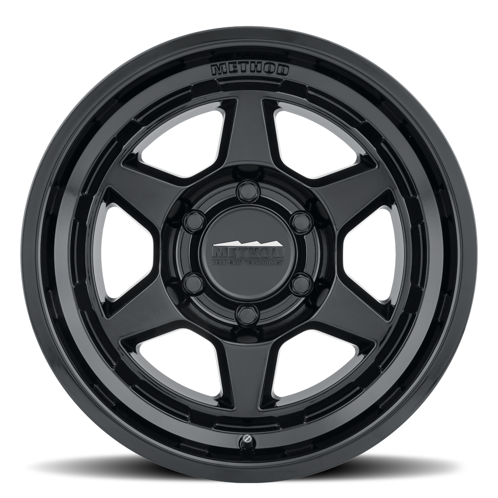 Method MR708 17x9 / -38mm Offset / 6x5.5 / 106.25mm Bore - Gloss Black Wheel