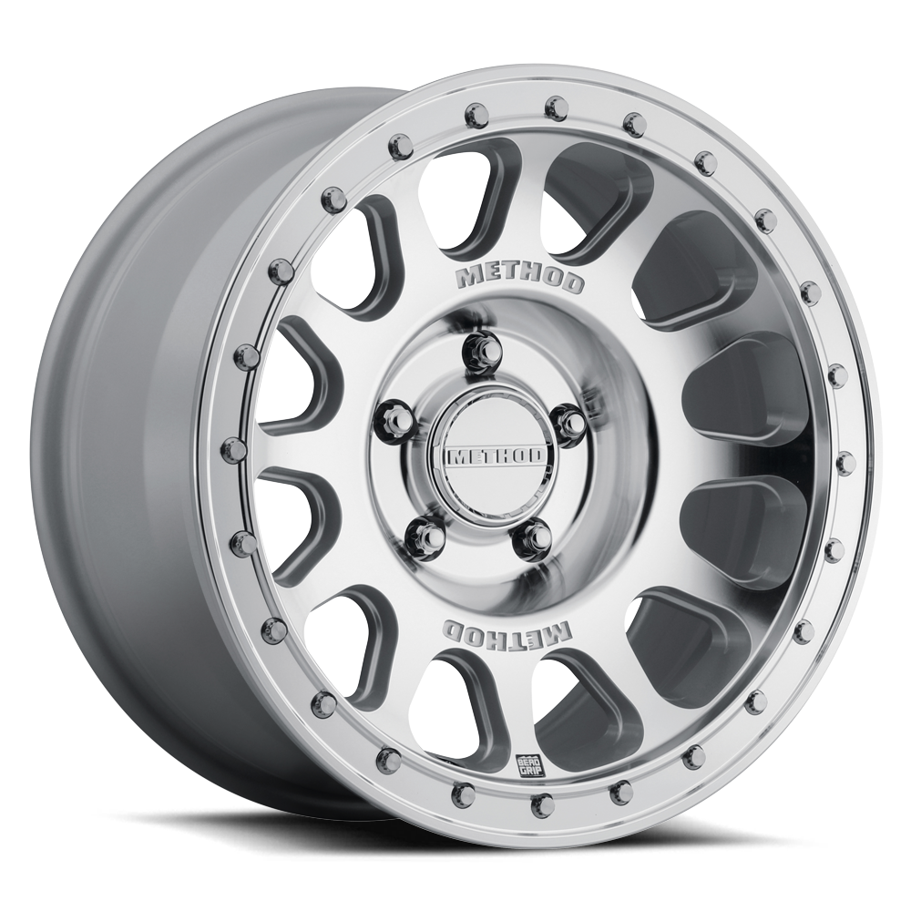 Method MR709 HD Bead Grip 20x 9in / ET12 / 5x5 BP / 71.5mm Bore - Machined Wheel