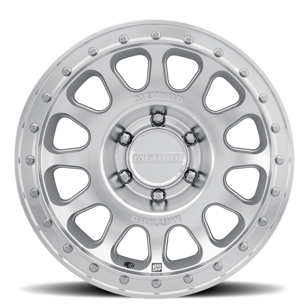 Method MR709 HD Bead Grip 17x 8.5in / ET0 / 6x135 BP / 87mm Bore - Machined Wheel