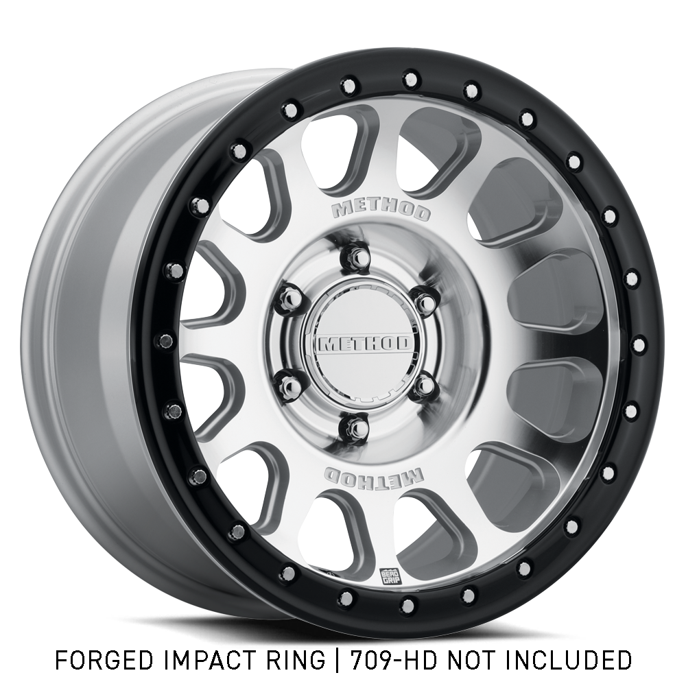 Method 709 Impact Ring - 18in Forged - Non-Beadlock - Gloss Black