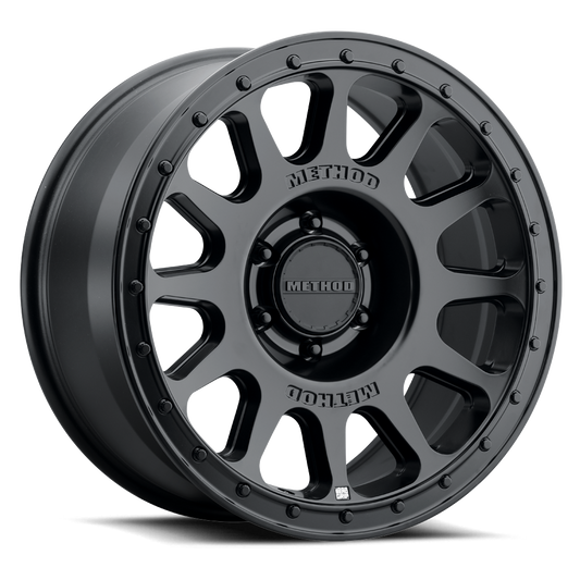 Method MR709 HD Bead Grip 20x 9in / ET12 / 6x5.5 BP / 106.25mm Bore - Black Wheel