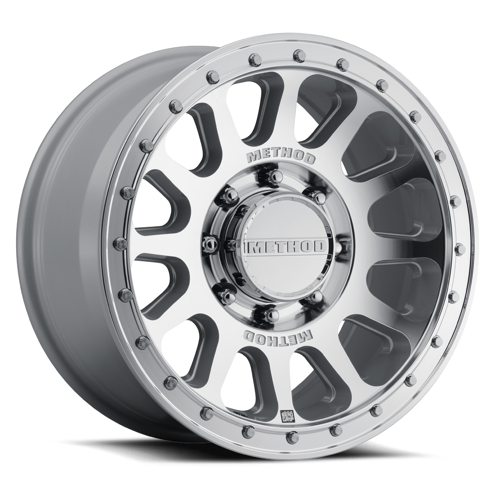 Method MR709 HD Bead Grip 20x 9in / ET12 / 8x6.5 BP / 121.3mm Bore - Machined Wheel