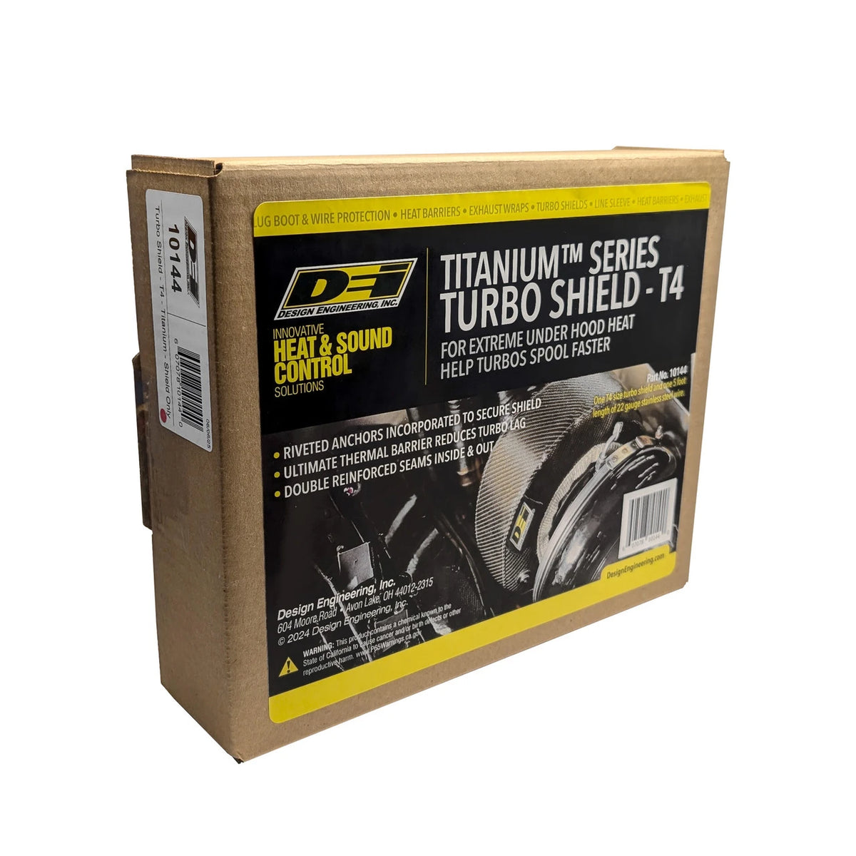 DEI Turbo Shield T4 - Shield Only - Titanium