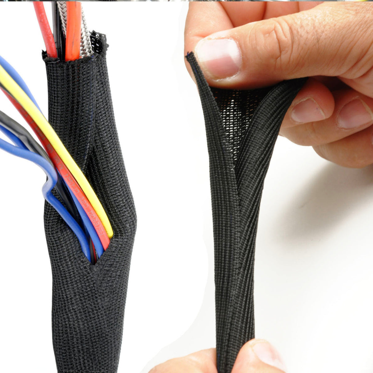 DEI Split Wire Sleeve Easy Loom 38mm-1 1/2in x 6 Black
