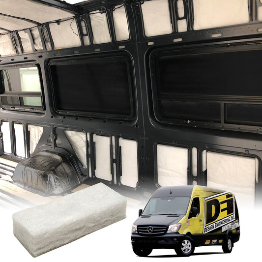 DEI for 2007-2018 Mercedes-Benz/Freightliner/Dodge Sprinter 144 Complete Door & Floor Insulation Kit