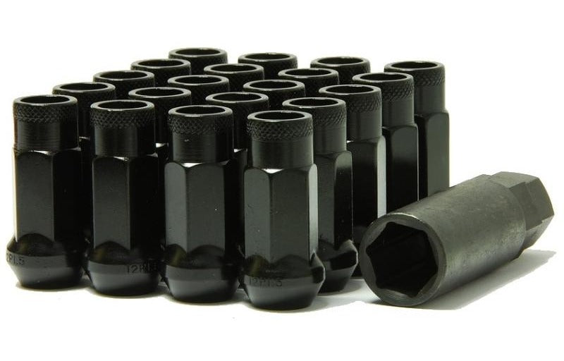 Wheel Mate 32905B Muteki SR48 Open End Lug Nuts Black M12x1.25 48mm