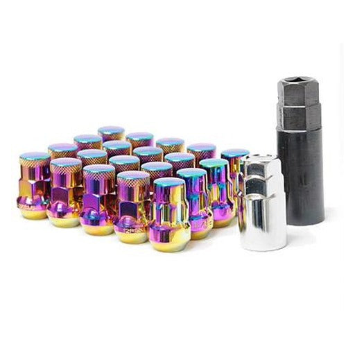 Wheel Mate 32926BP Muteki SR35 Closed End Lug Nuts with Locks Black M12x1.50 35mm