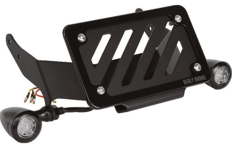 Burly Brand B13-3000TFB Turn Signal/License Plate Kit for 2021-2026 Honda Rebel 1100