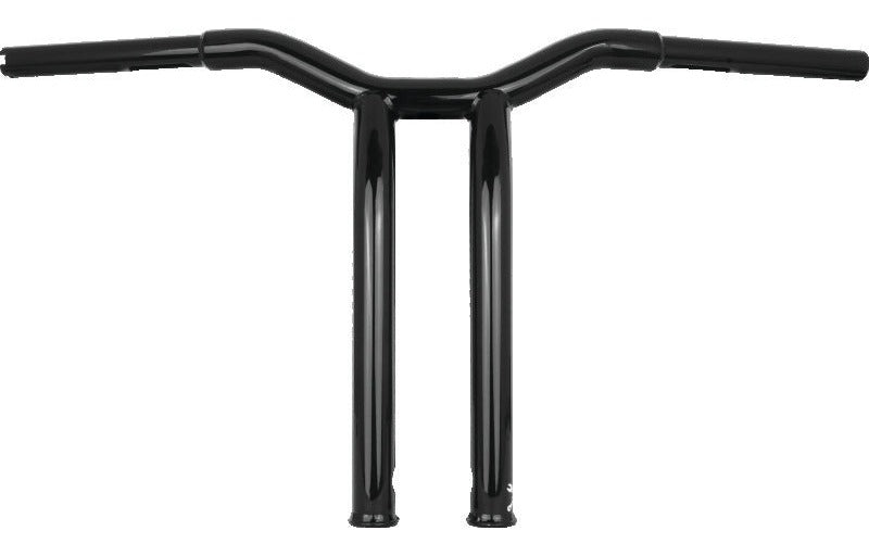 Burly Brand B12-6053B Dominator Raked Bar 14 in Gloss Black for 1982-2025 Harley-Davidson Models