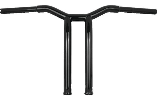 Burly Brand B12-6053B Dominator Raked Bar 14 in Gloss Black for 1982-2025 Harley-Davidson Models