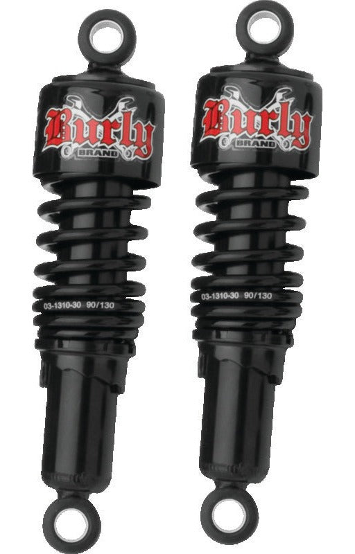 Burly Brand B28-1202B Shocks 10.5 in Black for 1991-2017 Harley-Davidson Dyna
