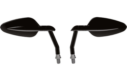 Burly Brand B16-1502B Radar Mirror Set Black for 2017-2026 Honda Rebel 300 / 500 / 1100