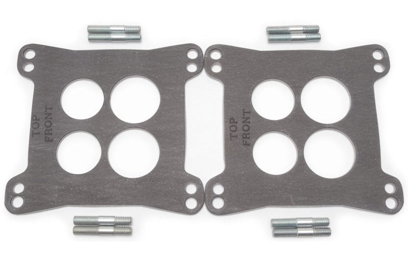 Edelbrock 9267 Dual Quad Insulator Kit (2)