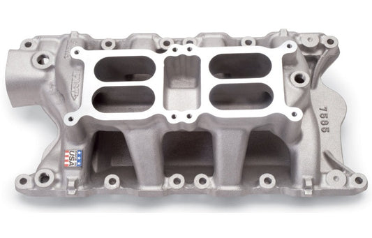 Edelbrock 7585 Ford 351 W Dual Quad Air Gap Manifold