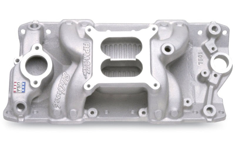 Edelbrock 7501 Performer RPM Air-Gap Intake Manifold for Small Block Chevrolet