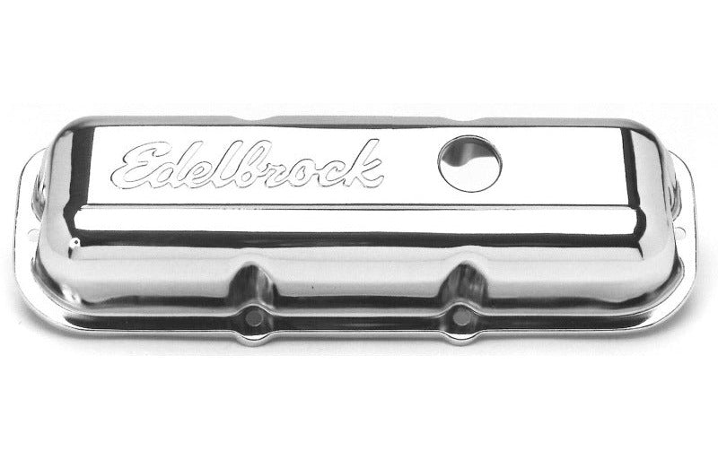Edelbrock 4488 Valve Cover Signature Series Chevrolet 1982-1993 2.8L 60 V6 Chrome