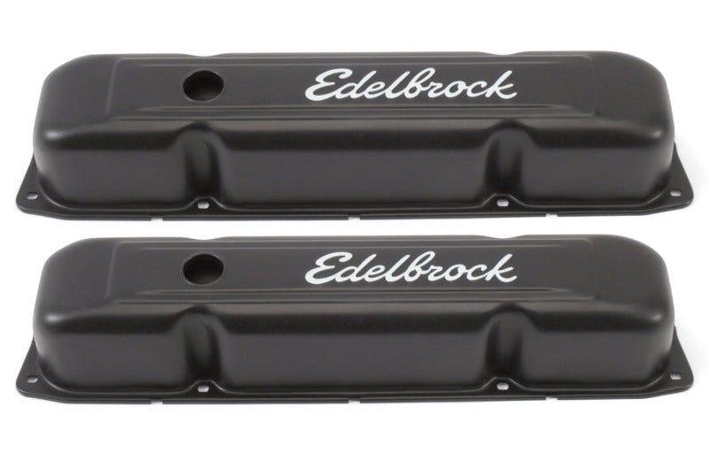 Edelbrock 4493 Valve Cover Signature Series Chrysler 1958-1979 361-440 V8 Black